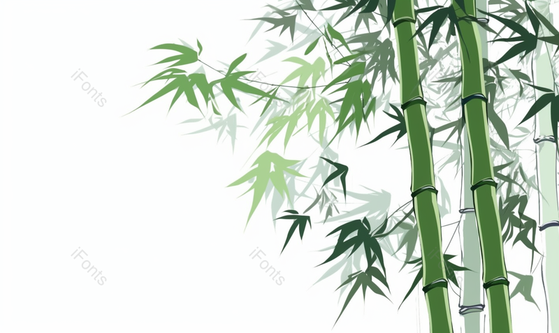 竹林竹叶植物背景,插画/手绘图,插画/手绘图库,插画/手绘图下载,插画/手绘